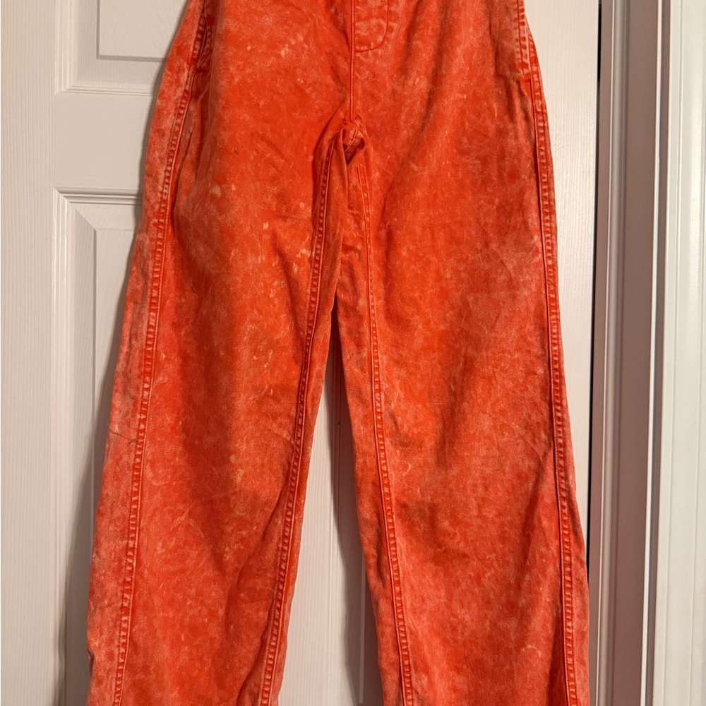 BDG Bright Orange Drawstring denim pants